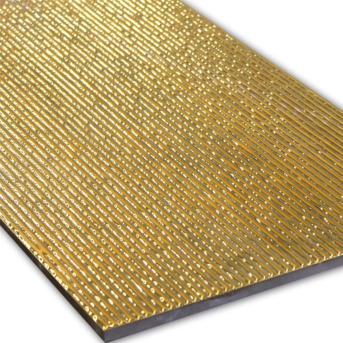 Wand Dekor Fliese Gold 30x60cm