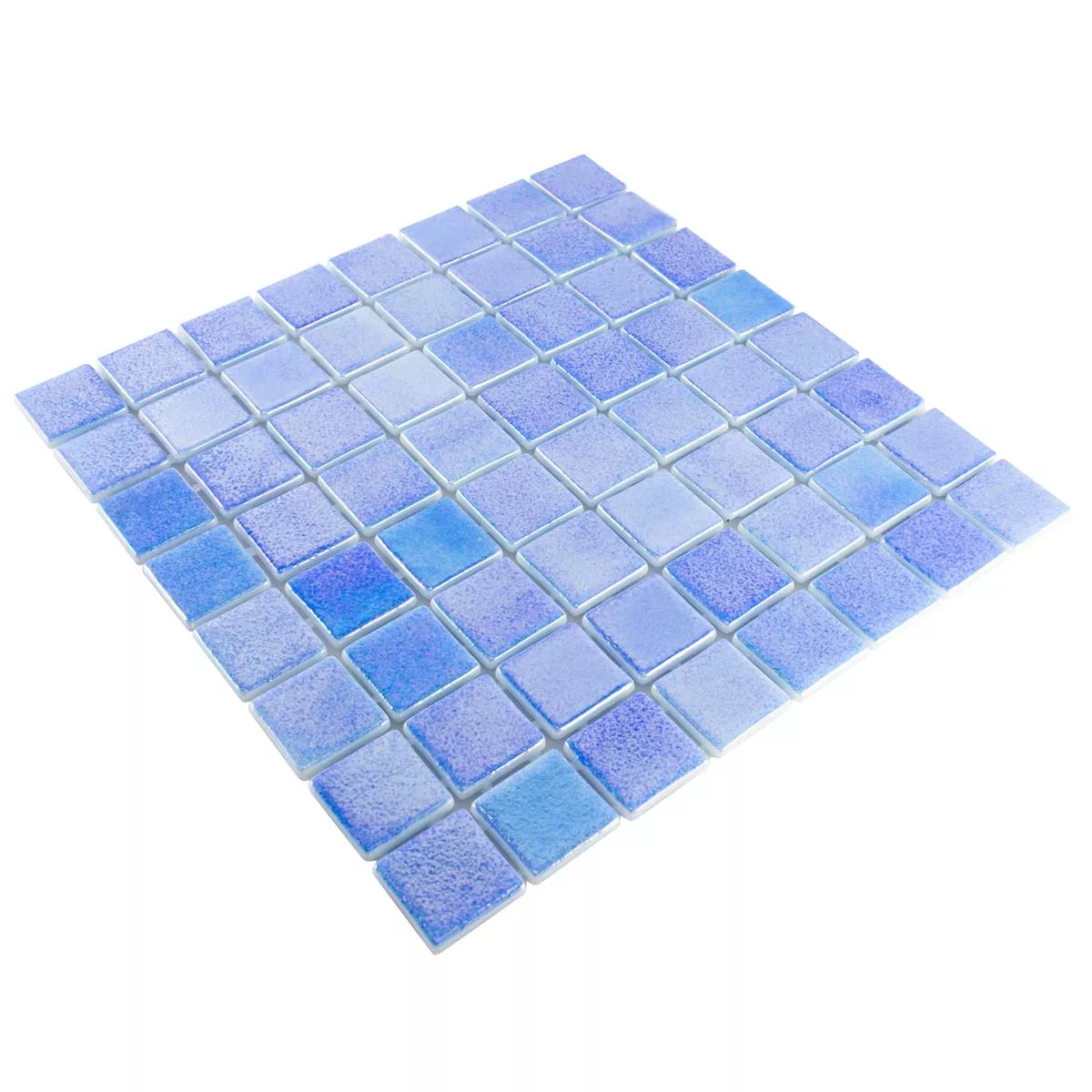 Muster von Glas Schwimmbad Pool Mosaik McNeal Blau 38