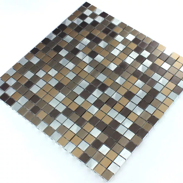 Campione Mosaico Alluminio Rame Mix 