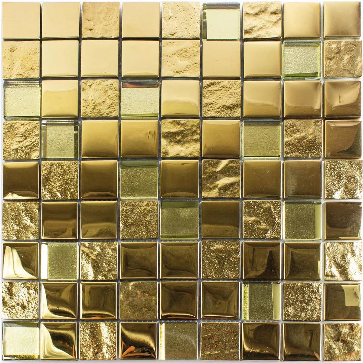 Mosaico Di Vetro Piastrelle Midland Oro