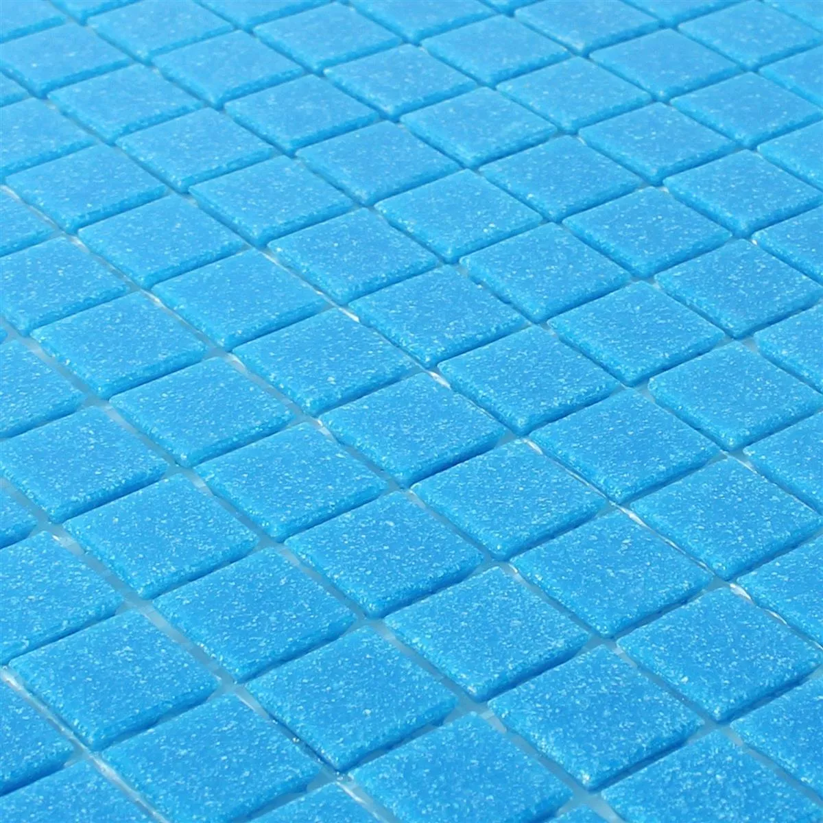 Muster von Glasmosaik Fliesen Potsdam Blau