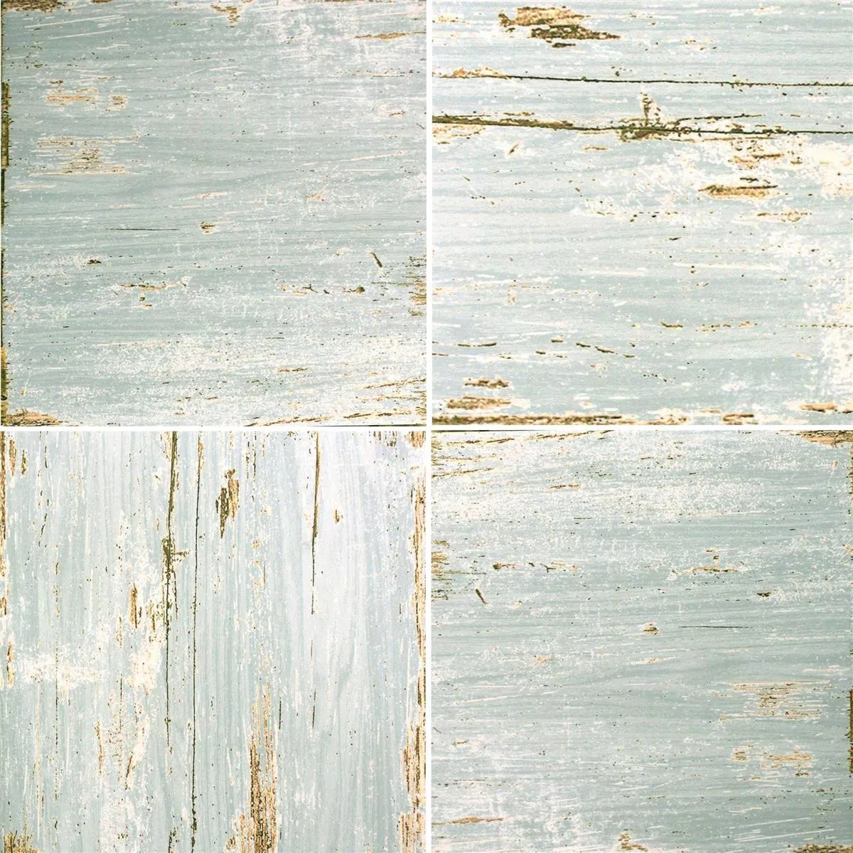 Carrelage Sol Et Mur Vintage Bois R10 Bleu 18,5x18,5cm