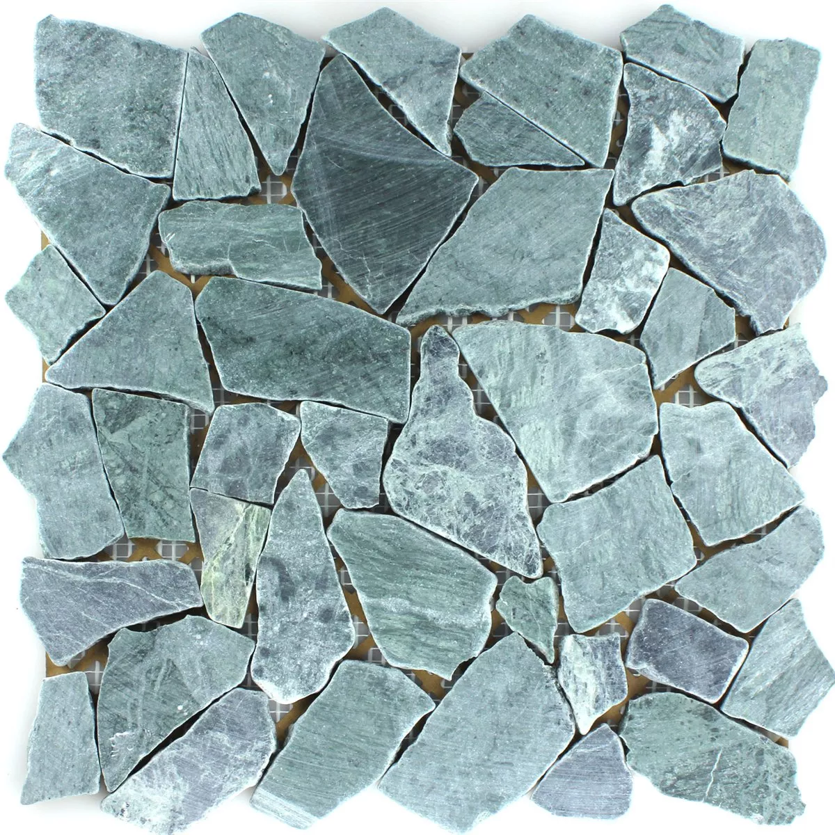 Mosaikfliesen Marmor Bruch Verde Guatemala