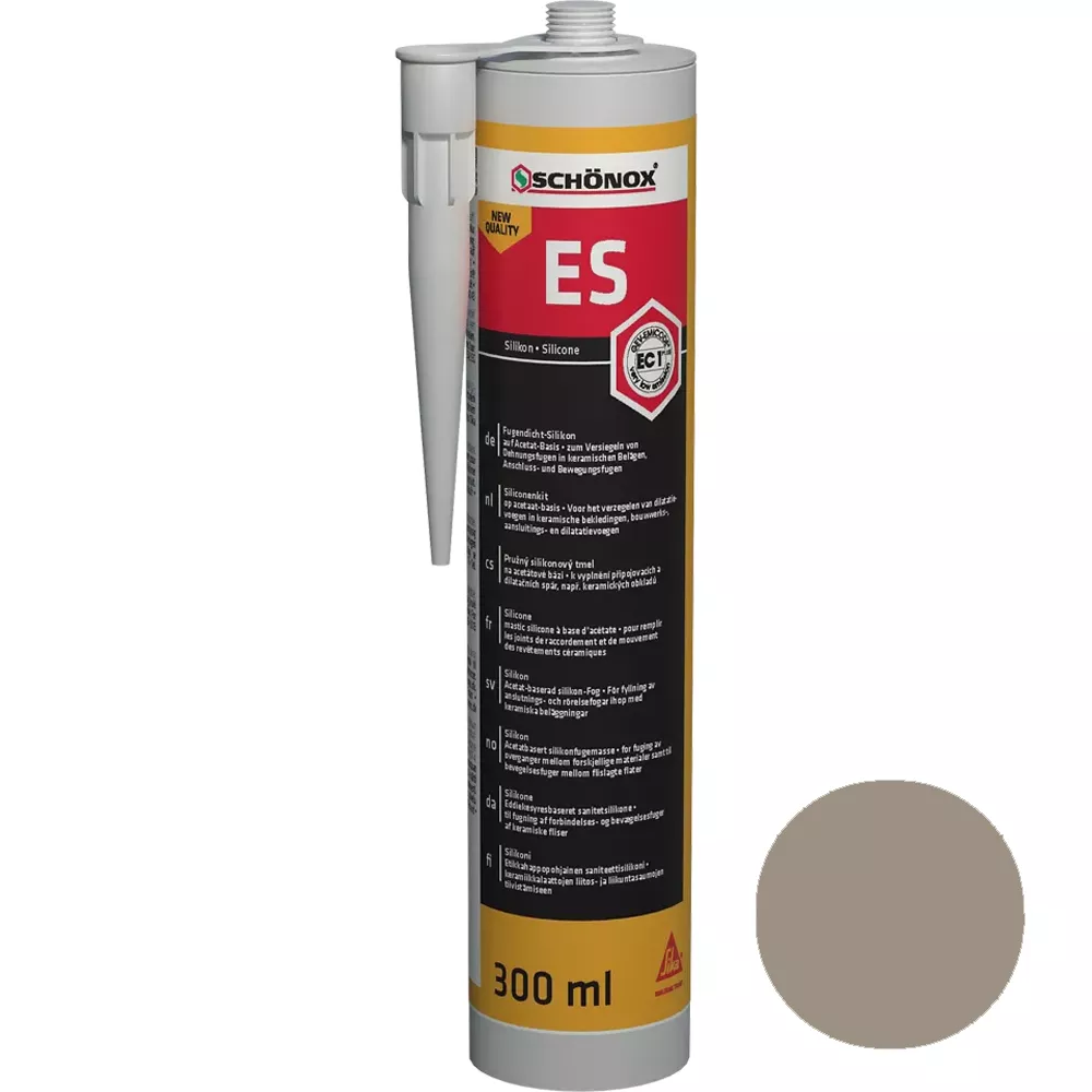 Schönox ES Sandgrau Fugendicht- Silikon (300ml) Schönox ES Sandgrau Fugendicht- Silikon (300ml)