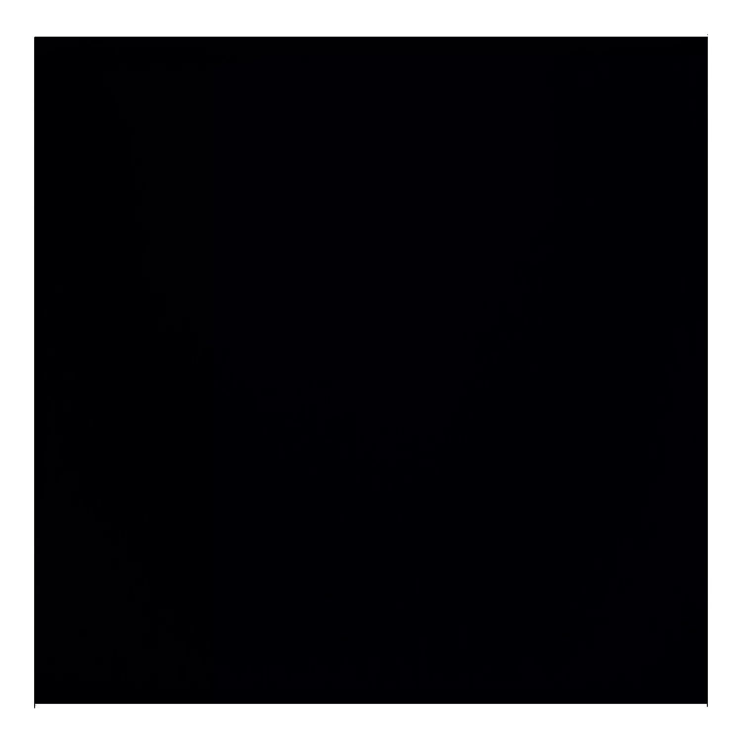 Carrelage métro Noir Mat 15x15 cm Sans Facette Miona Negro