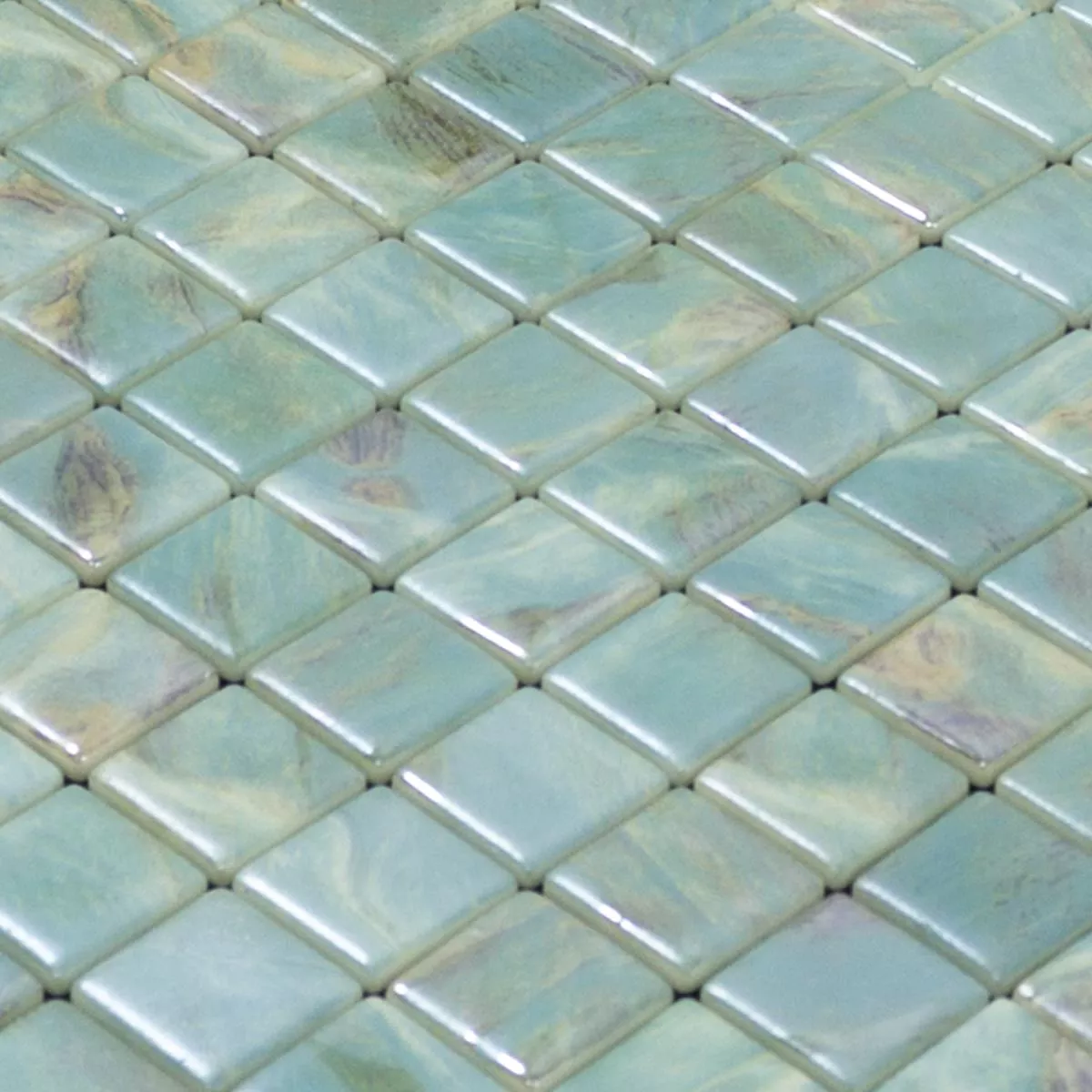 Vetro Piscina Mosaico Alassio Turchese 25