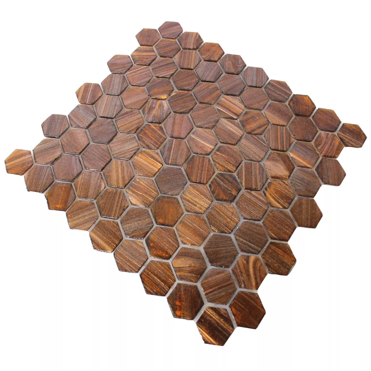 Mosaikfliesen Trend-Vi Glas Hexagonal 270