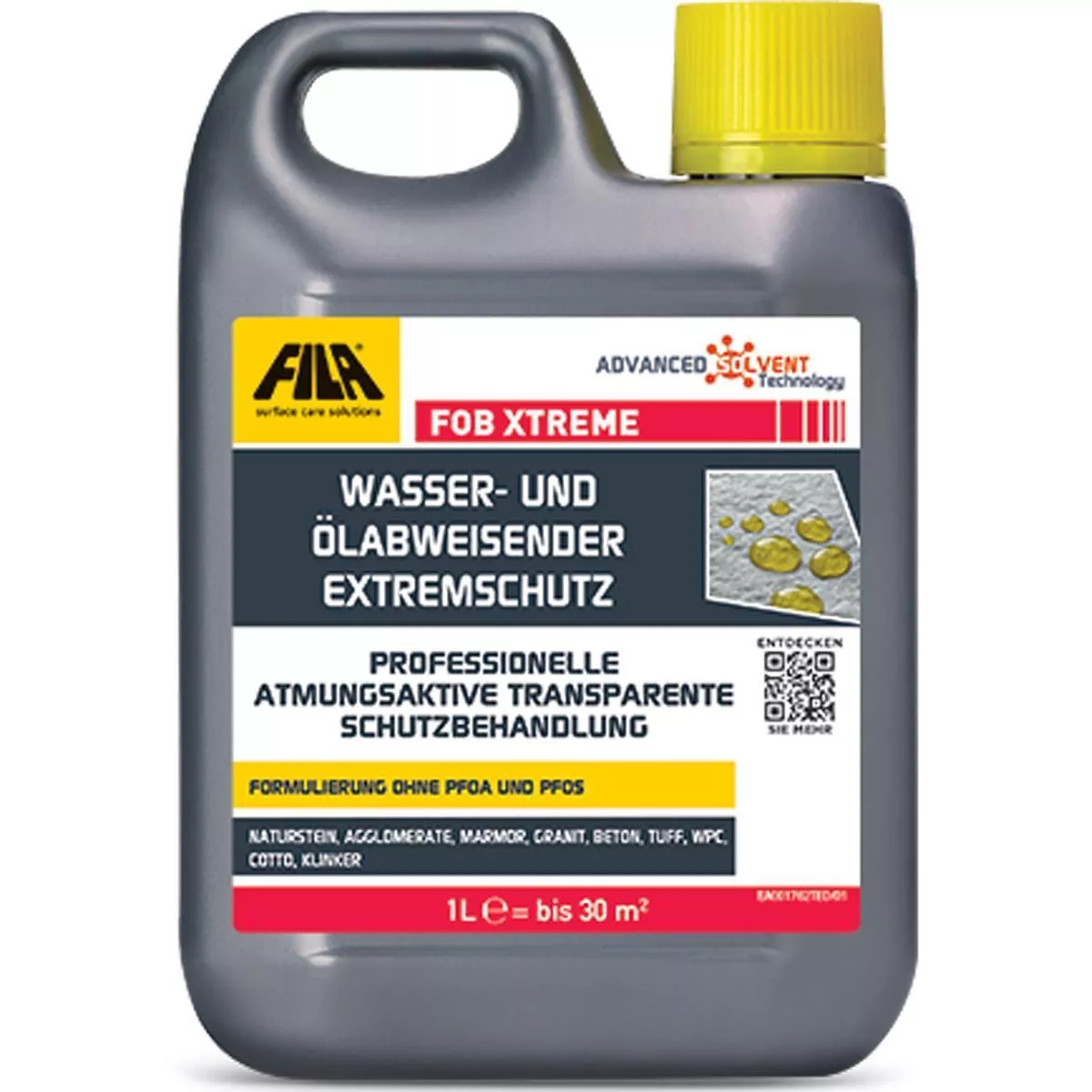 Fila FOB XTREME Hydrofuge et oléofuge Protection Extrême 1 L