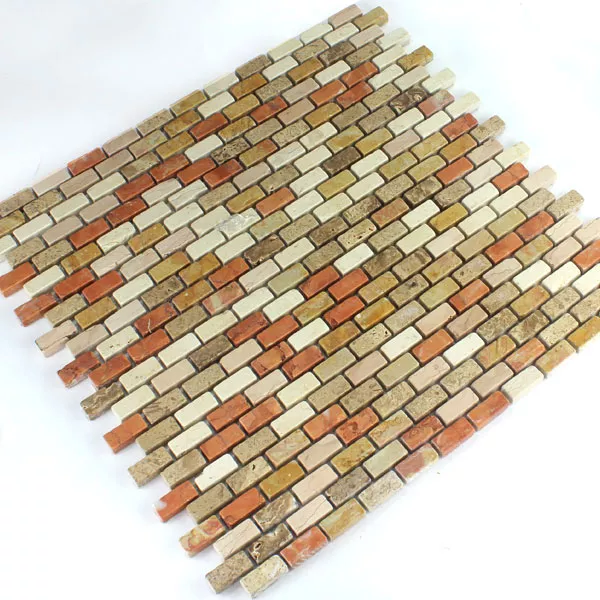 Mosaico Marmo Brick Multicolor