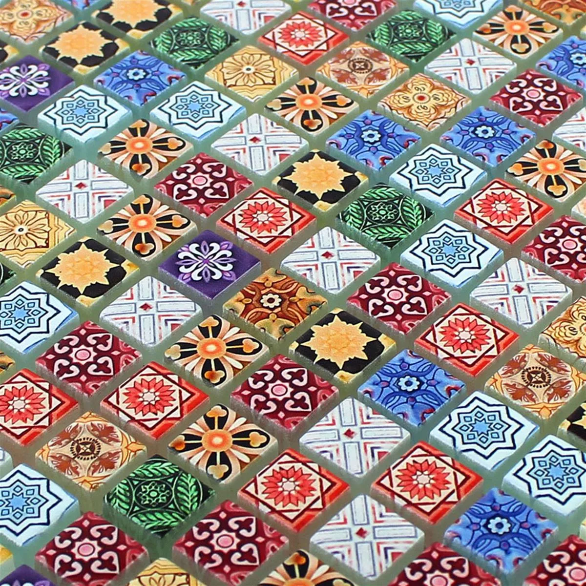Mosaico Di Vetro Piastrelle Marrakech Colorato