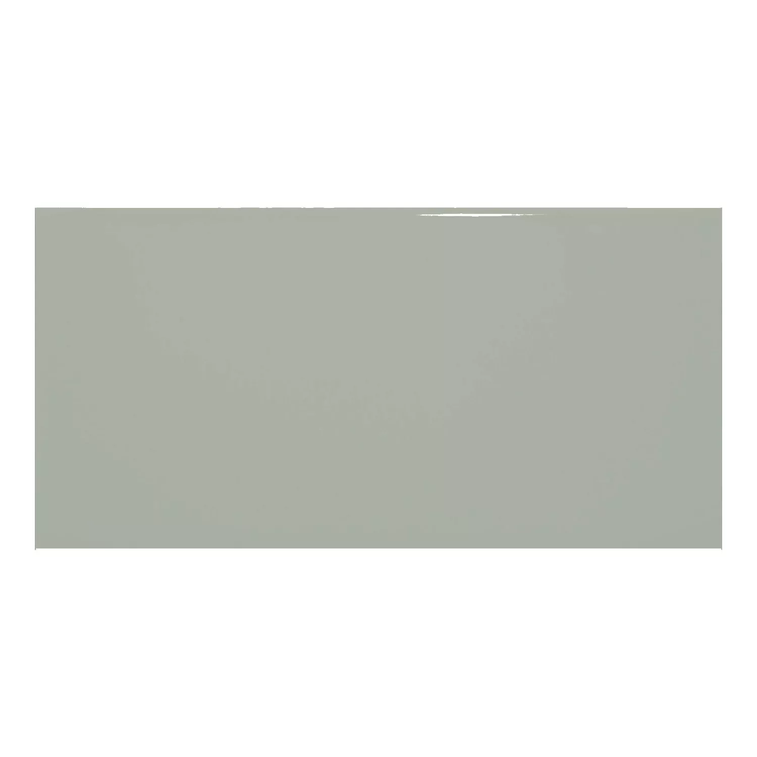 Carrelage métro Vert Brillant 7,5x15 cm Sans Facette Vivid Sage