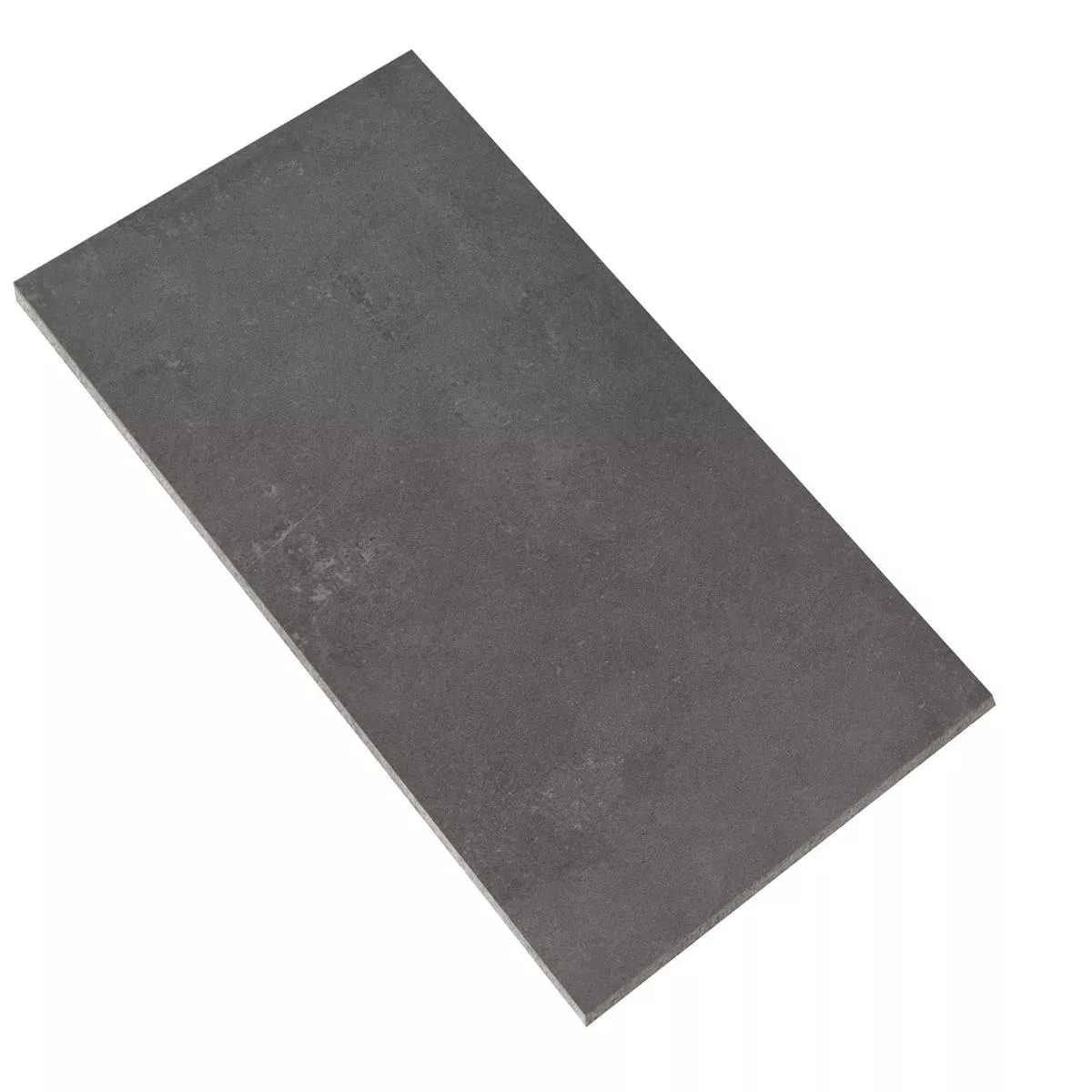 Carrelage Sol Et Mur Optique De Ciment Nepal Slim Anthracite 50x100cm