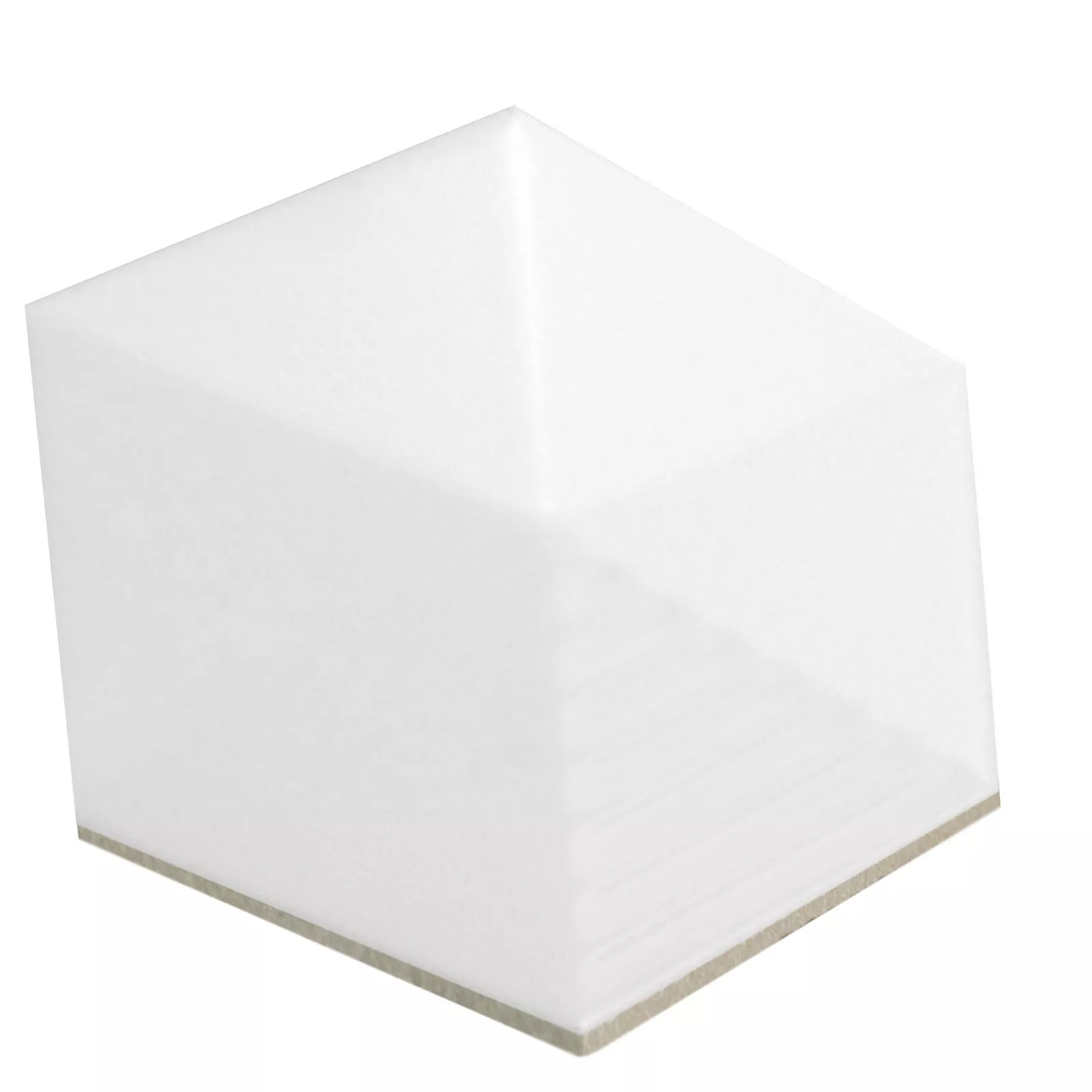 Rivestimenti Rockford 3D Esagono 12,4x10,7cm Bianco Opaco
