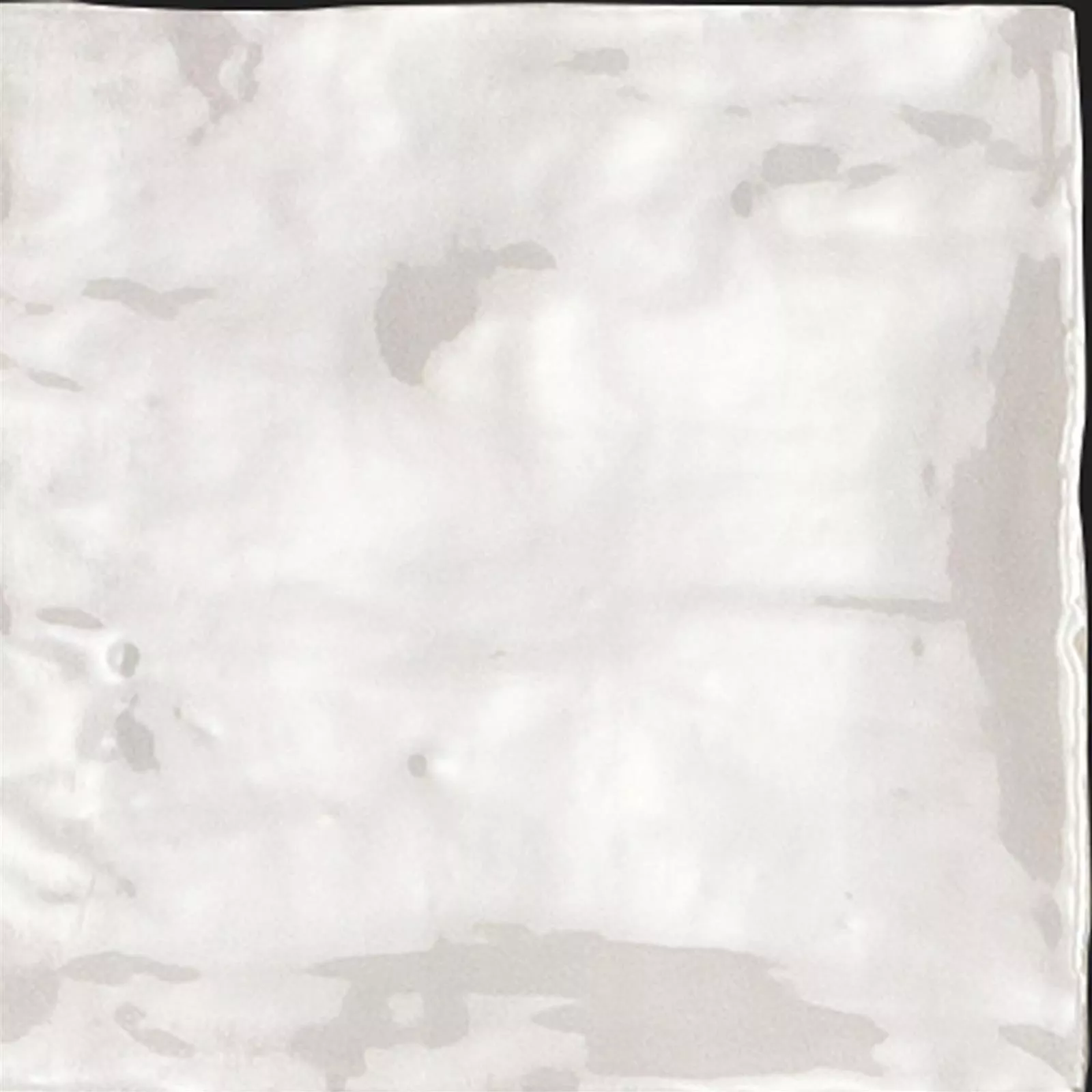 Wandfliesen Marbella Gewellt 15x15cm Weiß