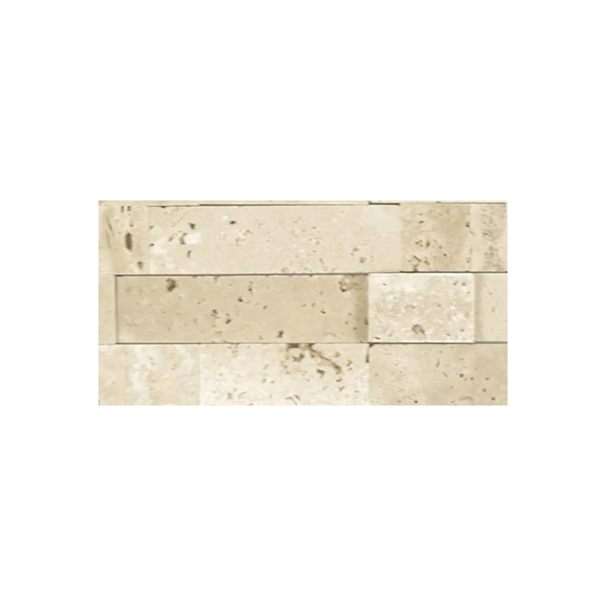 Muster von Naturstein Marmor Mosaikfliesen Johannesburg Beige