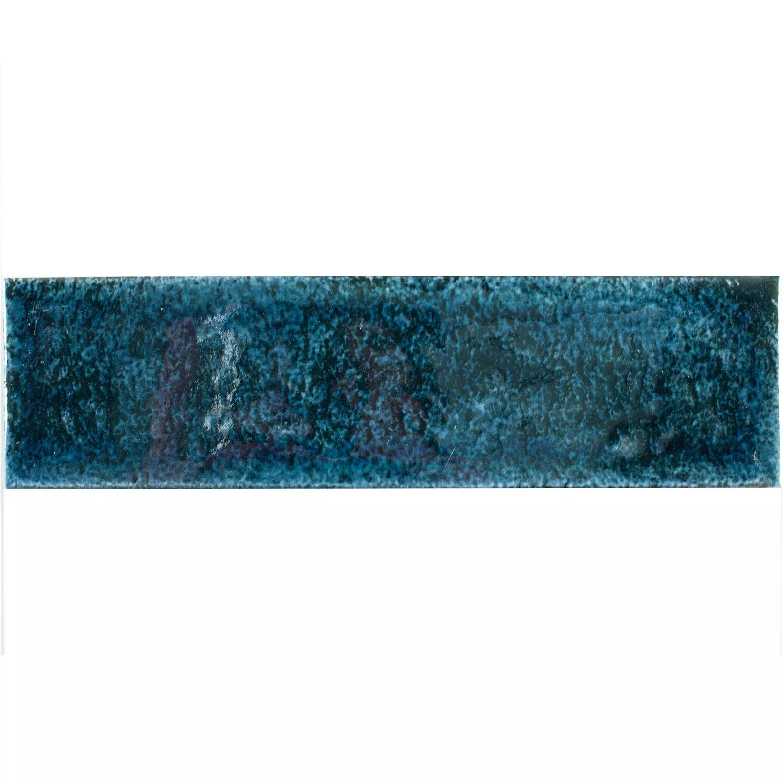 Muster Wandfliese Vanroy Gewellt 6x24cm Blau