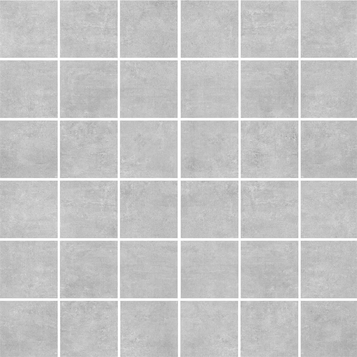 Mosaikfliese Cairo Grau Quadrat 6mm Mosaikfliese Cairo Grau Quadrat 6mm